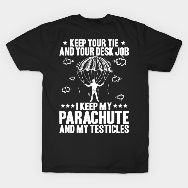 Parachutist Parachuting Skydiver Skydiving Gift by Krautshirts